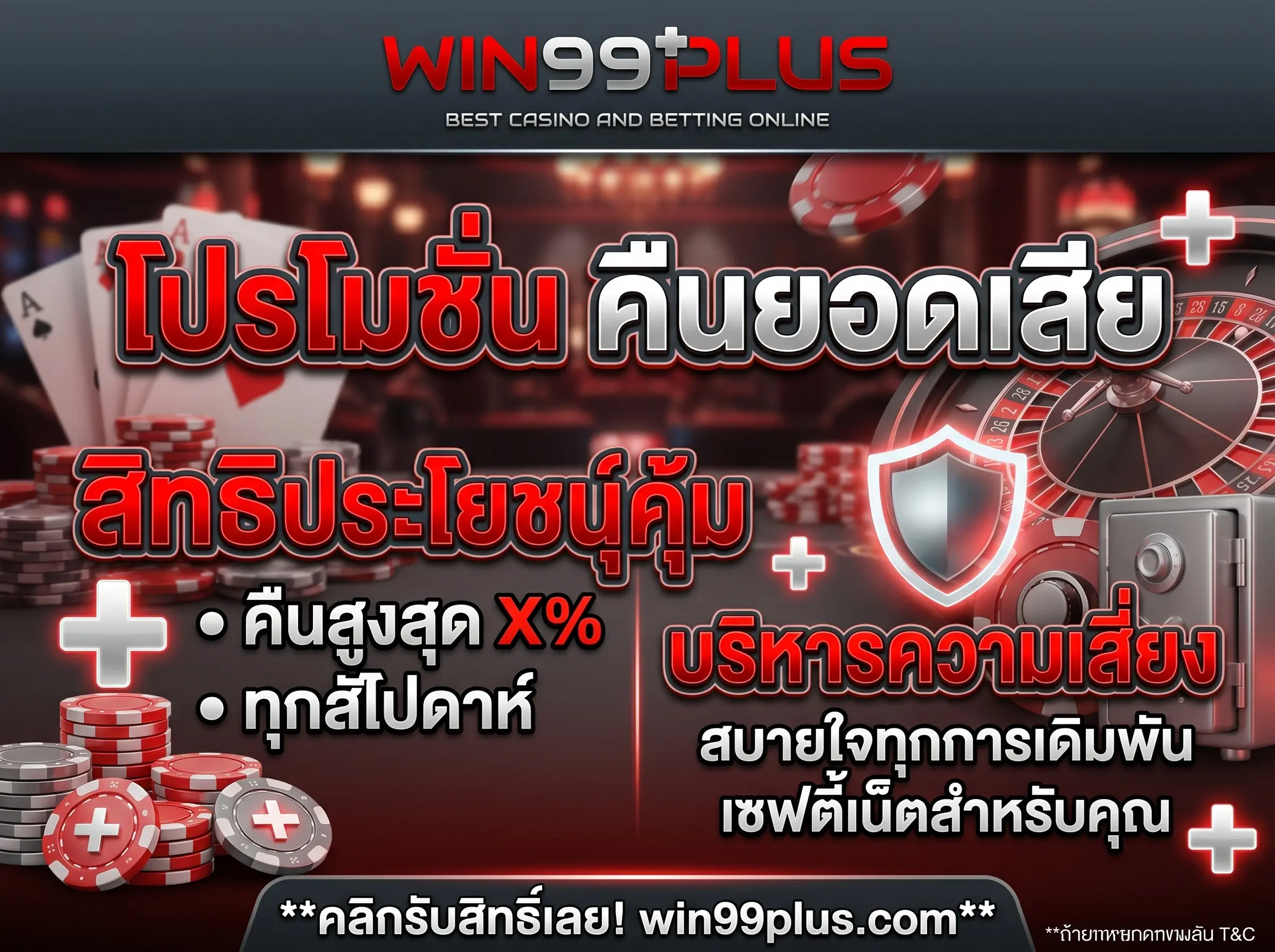โปรโมชั่นคืนยอดเสีย สิทธิประโยชน์สุดคุ้ม บริหารความเสี่ยง
