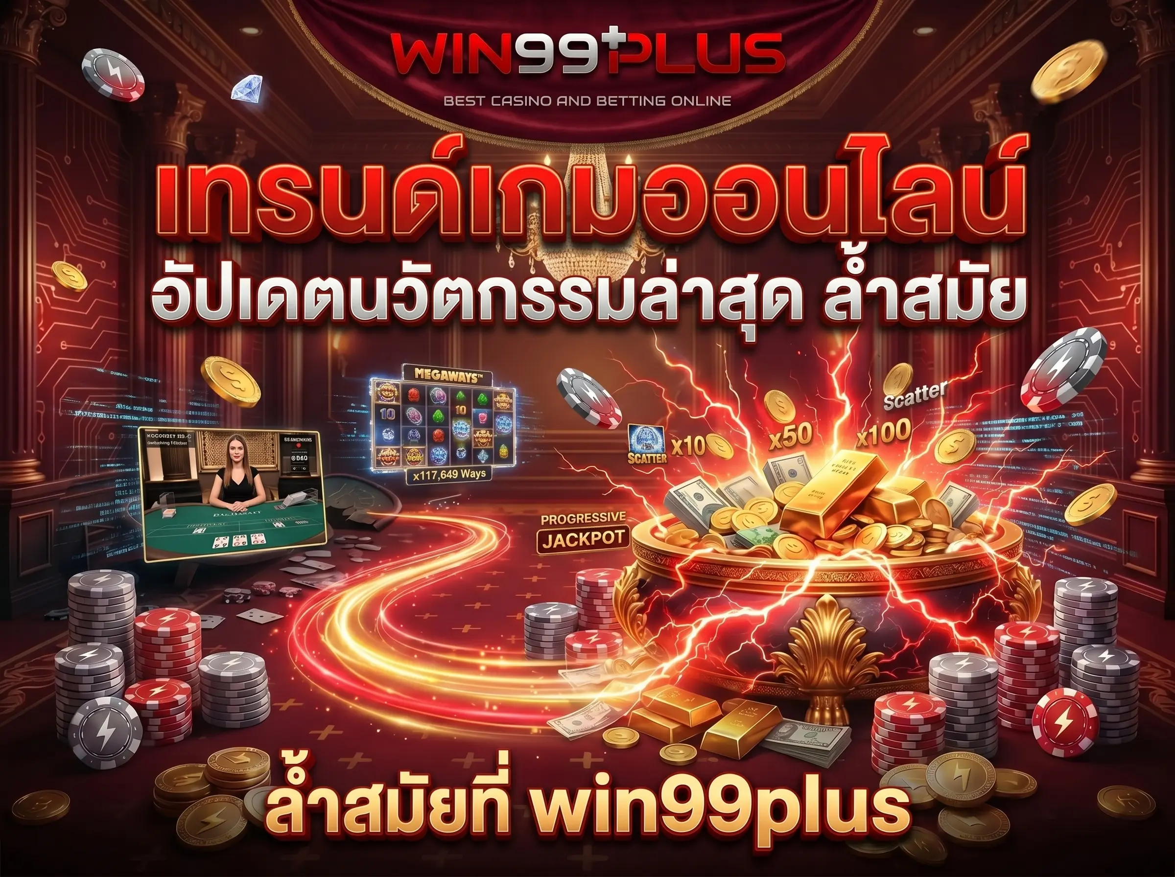 เทรนด์เกมออนไลน์ อัปเดตนวัตกรรมล่าสุด ล้ำสมัยที่ win99plus