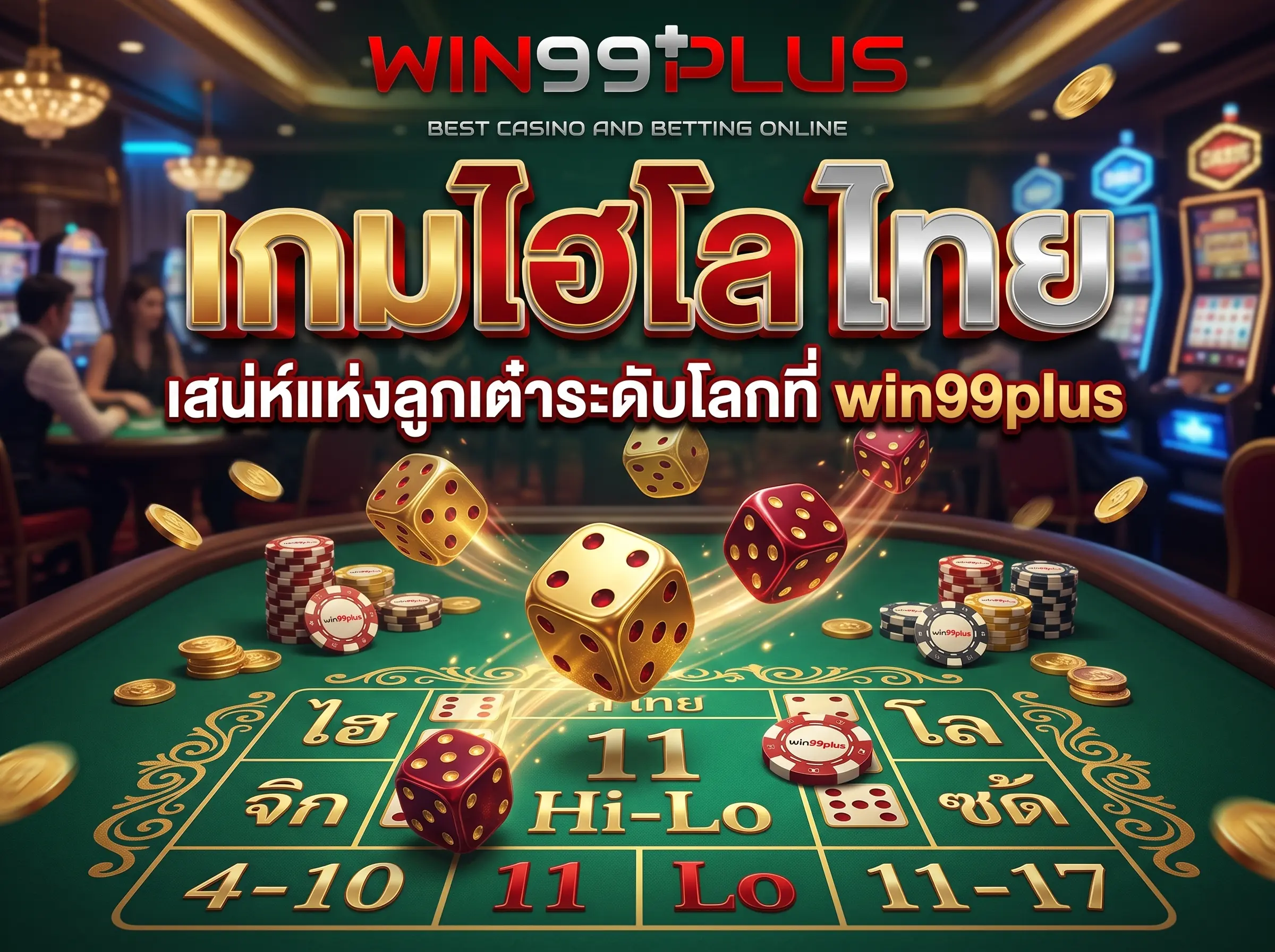 เกมไฮโล ไทย เสน่ห์แห่งลูกเต๋าระดับโลกที่ win99plus